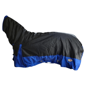 Goliath’s 4150 Full-Neck Equine Turnout Blanket 1200D - Black / Blue