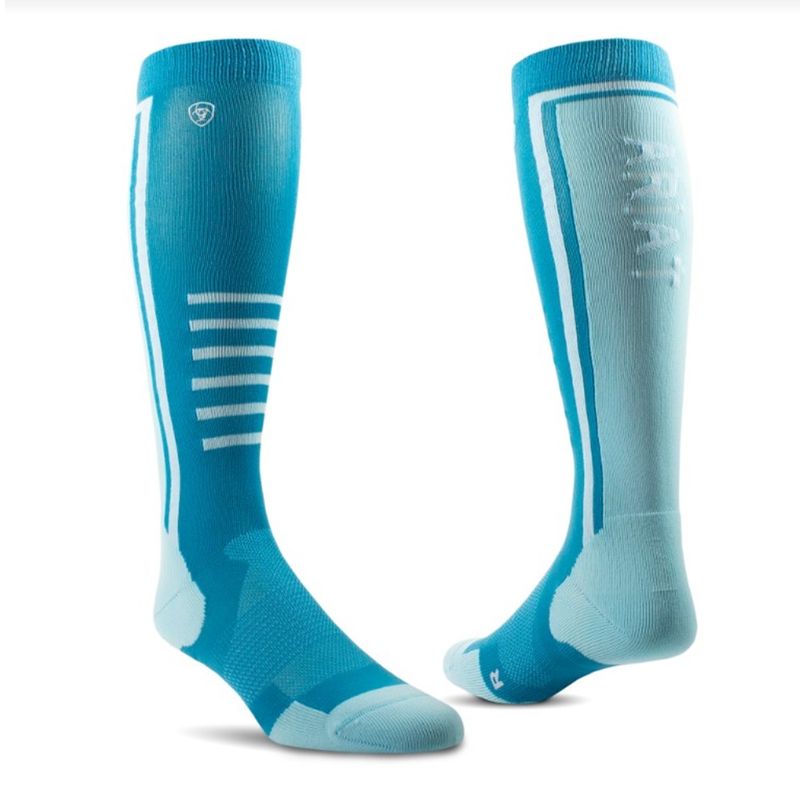 ariat-ariattek-slimline-boot-sock-mosaic-blue-gulf-stream