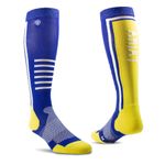 ariat-ariattek-slimline-boot-sock-surf-the-web-yellow