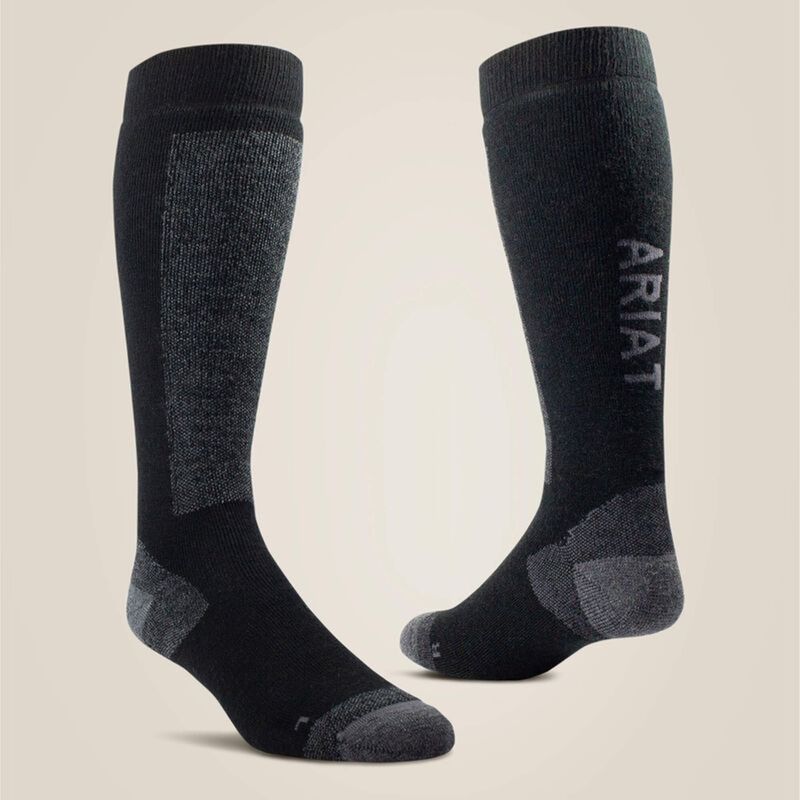 ariat-ariattek-merino-sock-black-grey