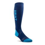 ariat-ariattek-performance-sock-navy-mosaic-blue
