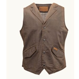 Outback Trading Men's Arkansas Vest - Brown