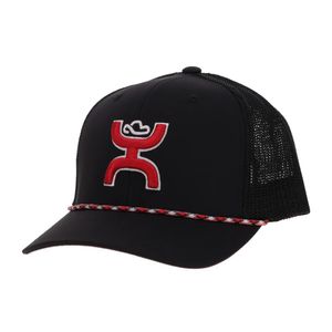 Hooey Sterling Trucker Cap - Black/Red/White