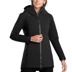 Kuhl Women's Kopenhagen Insulated Trench Coat - Raven