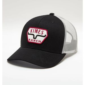 Kimes Ranch Unisex The Distance Trucker Hat - Black