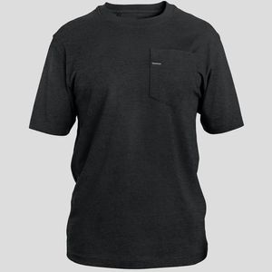 Stanfields Men's Relaxed Fit Midweight Cotton Pocket T-shirt - Black