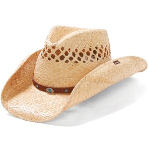 Stetson Madrid Shapeable Straw Hat - Natural