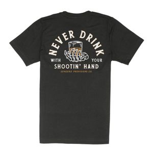 Sendero Shootin' Hand T-Shirt - Black