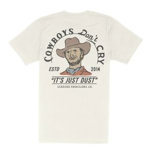 Sndero Cowboys Don't Cry T-Shirt - White