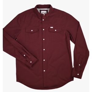 Ferrell Men's CORE Long Sleeve Snap Shirt - Maroon