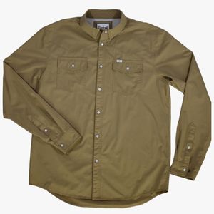 Ferrell Men's CORE Long Sleeve Snap Shirt - Khaki