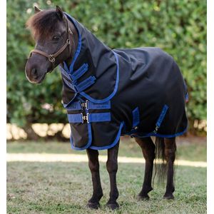 Amigo Ripstop 900D Plus Petite Turnout 200g - Black / Classic Blue