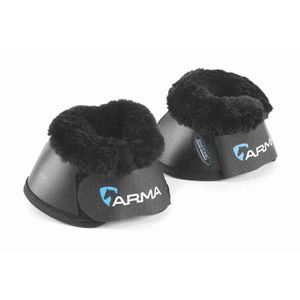Shires Arma Fleece Overreach Boots - Black