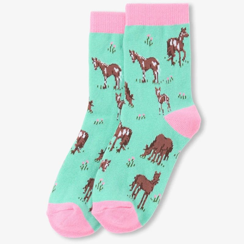 hatley-kids-western-horses-crew-socks