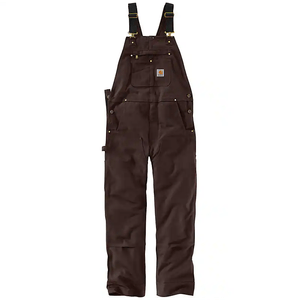 Carhartt Men's Bib Overall Relaxed Fit - Dark Brown