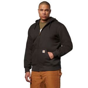 Carhartt Men's Paxton Heavyweight Hooded Zip-Front Sweatshirt - Black