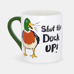 Hatley Shut the Duck Up Ceramic Mug