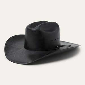 Stetson Cole Mine 10X Straw Cowboy Hat - Black
