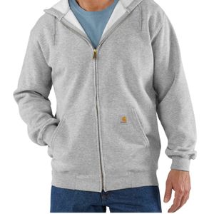 Carhartt Men's Loose Fit Midweight  Full Zip Hoodie - Heather Grey