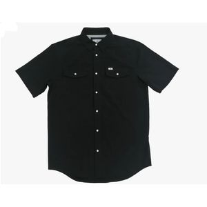 Ferrell Men's CORE Short Sleeve Snap Shirt - Black