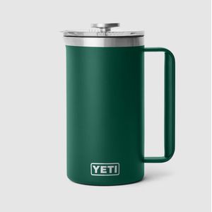 Yeti Rambler French Press 34oz - Black Forest Green