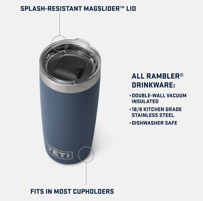 RAMBLER 10OZ TUMBLER Description