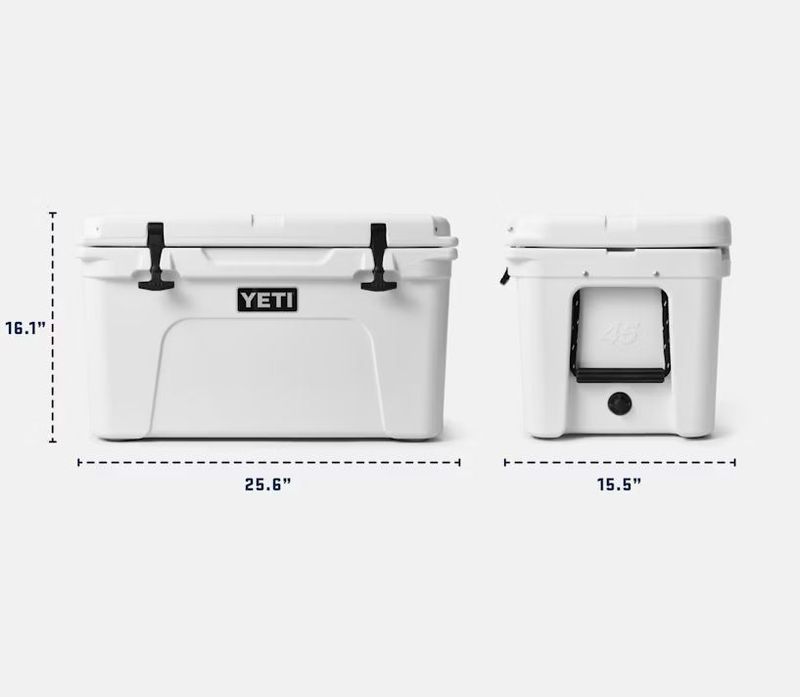 TUNDRA COOLER 45  Dimensions