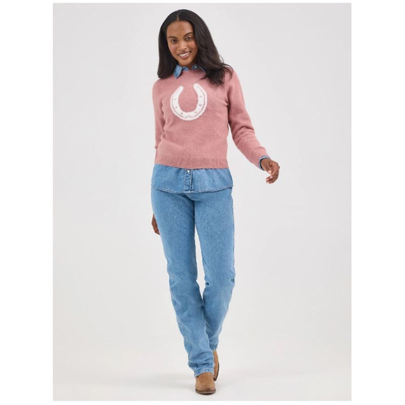 wrangler-retro-americana-horseshoe-sweater-pink-2