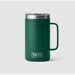Yeti Rambler 710ml(24oz) Mug with MagSlider Lid - Black Forest Green