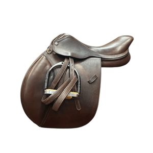Used St Lourdes Sellier All Purpose Saddle 17"/Med - Brown