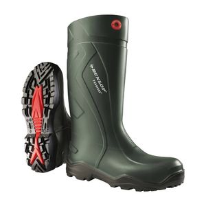 Dunlop Purofort+ 15'' Insulated Waterproof PU Rain Boots - Green