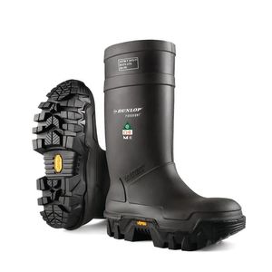 Dunlop Purofort Explorer Full Safety Vibram Insulated PU Work Boots - Black