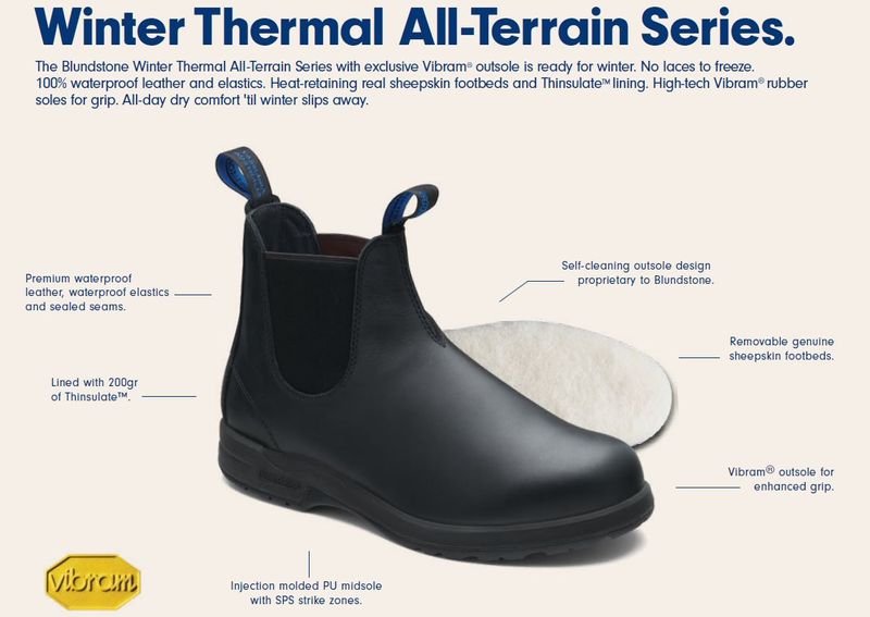 Blundstone A-T  Winter Series Description