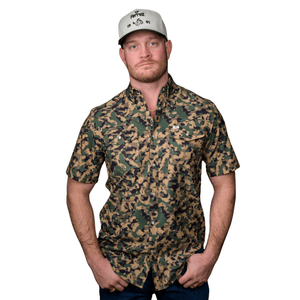 Ferrell Short Sleeve Snap - Camo