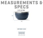 Yeti 2Qt Bowl Dimen