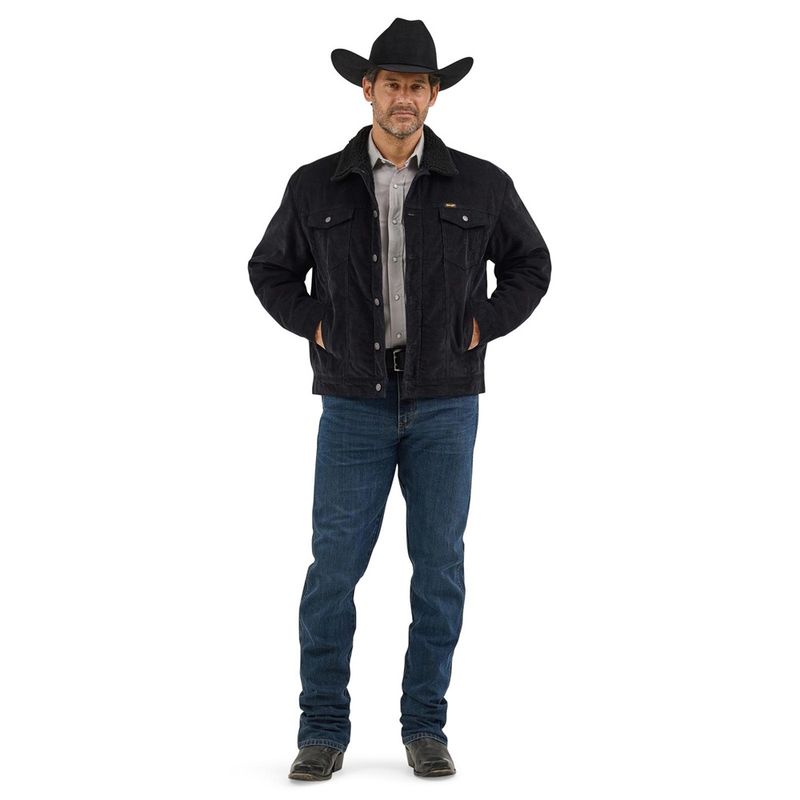 wrangler-sherpa-lined-cordouroy-jacket-black-caviar-2