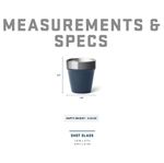 Yeti Shot Glass dimen