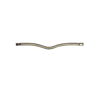 PS Of Sweden Gold Clincher Browband - Brown