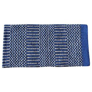 Professional's Choice Double Weave Navajo Saddle Blanket - Royal Blue/Black