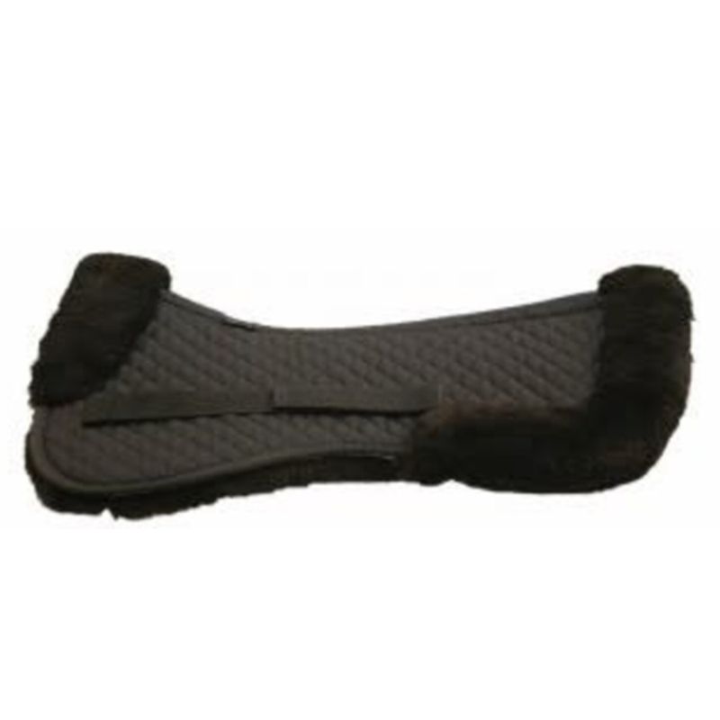 century-lambswool-contoured-anatomic-high-wither-half-pad-black