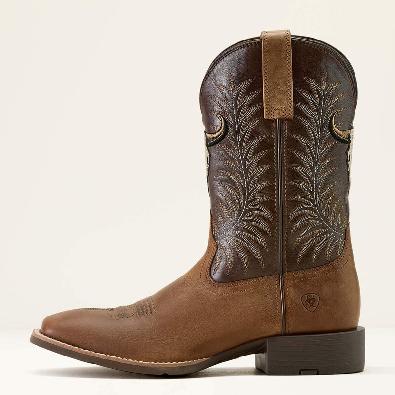 Men's, M Sports Steer Skull-sandstorm, Ariat 10064053
