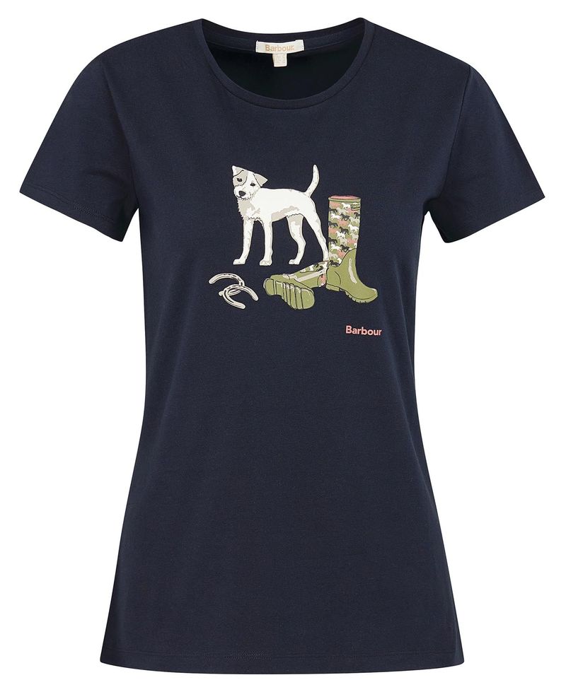 Barbour-Women-s-Rowen-Tee---Navy--LTS0583NY73-