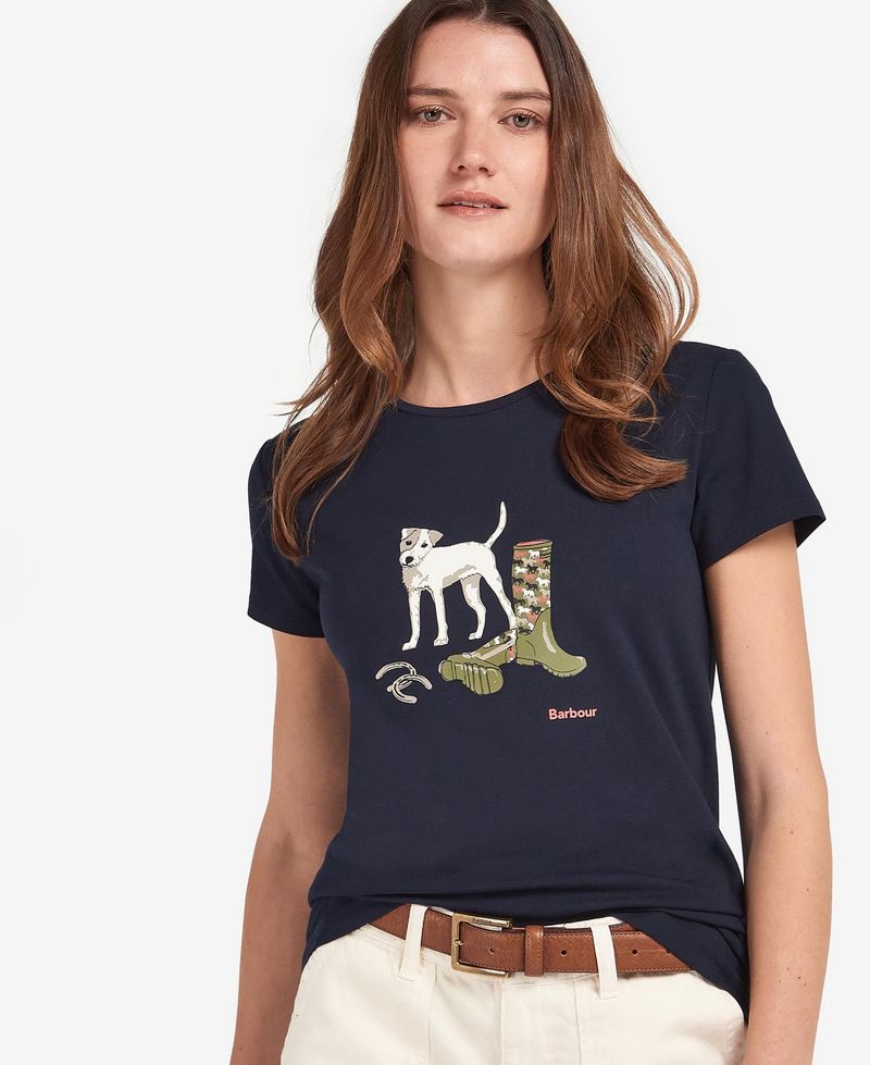 Barbour-Women-s-Rowen-Tee---Navy--LTS0583NY73-