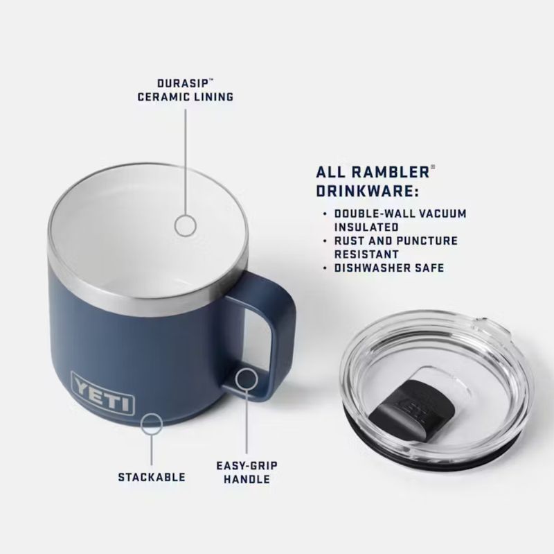 Yeti Ceramic Lined Mug Features