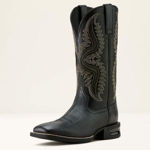 Ariat Men's Captivate Wide Square Toe Cowboy Boot - Blackout