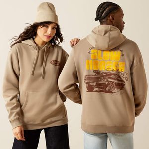 Ariat Sendero Slow Horses Hoodie - Brindle