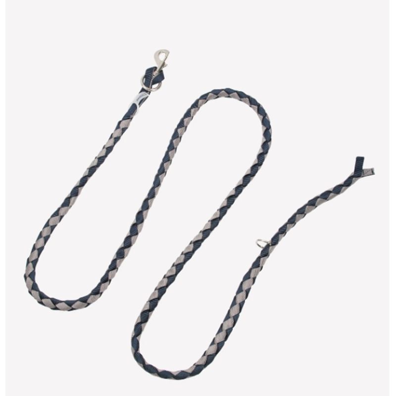 lemieux-harlequin-lead-rope-navy-pecan