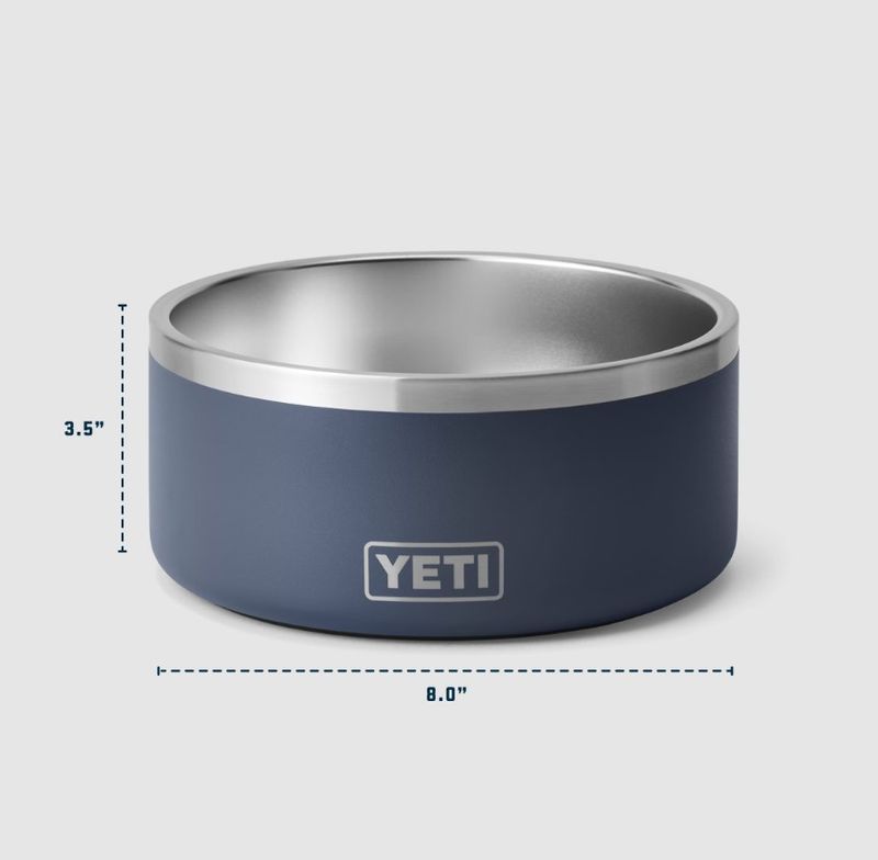 8 dog bowl dimensions