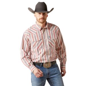 Ariat Men's Flynn Pro Series Western Snap Shirt - Cream