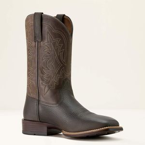 Ariat Men's Ryden Ultra Wide Square Toe Cowboy Boot - Smokey Brown/Dusty Taupe